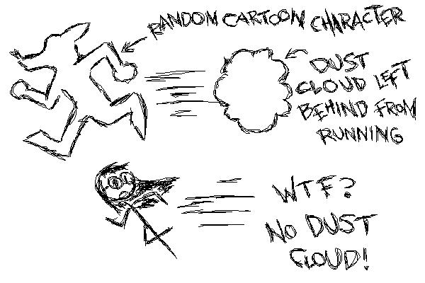 cartoon dust