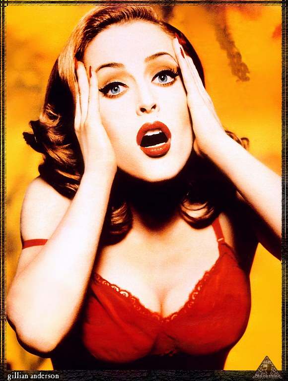And a personal favorite Gillian Anderson