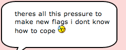 This flag proudly brought to you by "Buffington Post" on 03/30/2008