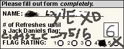 This flag proudly brought to you by "mysterious loyall X" on 04/03/2008